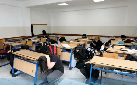 Beykoz Anadolu Lisesi’nde Deprem Tatbikatı Gerçeğini Aratmadı: “Afete Hazırlık Bir Refleks Meselesi”