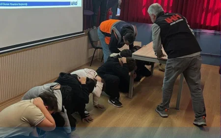 İHH Beykoz Arama Kurtarma Ekibi Okullarda Afet Farkındalık Eğitimlerini Başlattı