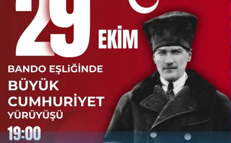 CHP Beykoz İlçe Başkanlığı’ndan 29 Ekim’de Bando Eşliğinde “Büyük Cumhuriyet Yürüyüşü” Daveti