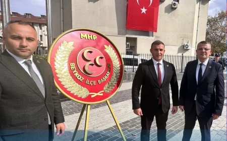 MHP BEYKOZ TEŞKİLATI CUMHURİYET’İN 102. YILINDA BEYKOZ MEYDANI’NDA GURURLA YERİNİ ALDI