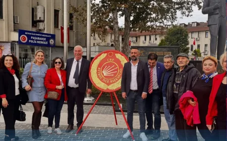 Beykoz’da Cumhuriyet Coşkusu: CHP Beykoz İlçe Başkanlığı 29 Ekim Çelenk Sunma Töreninde Yerini Aldı