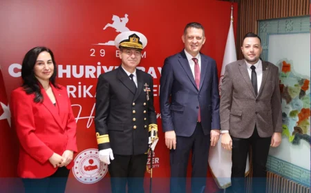 Yeniden Refah Partisi Beykoz İlçe Başkanı Mustafa Çiçek Kaymakamlık Binasındaki Törende Cumhuriyet Mesajı Verdi
