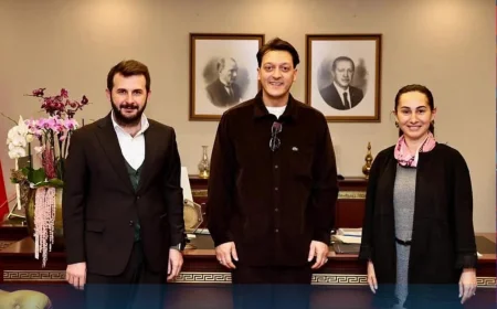 AK Parti MKYK Üyesi ve Dünya Futbolunun Efsane İsmi Mesut Özil, Beykoz Belediyesi’ni Ziyaret Etti