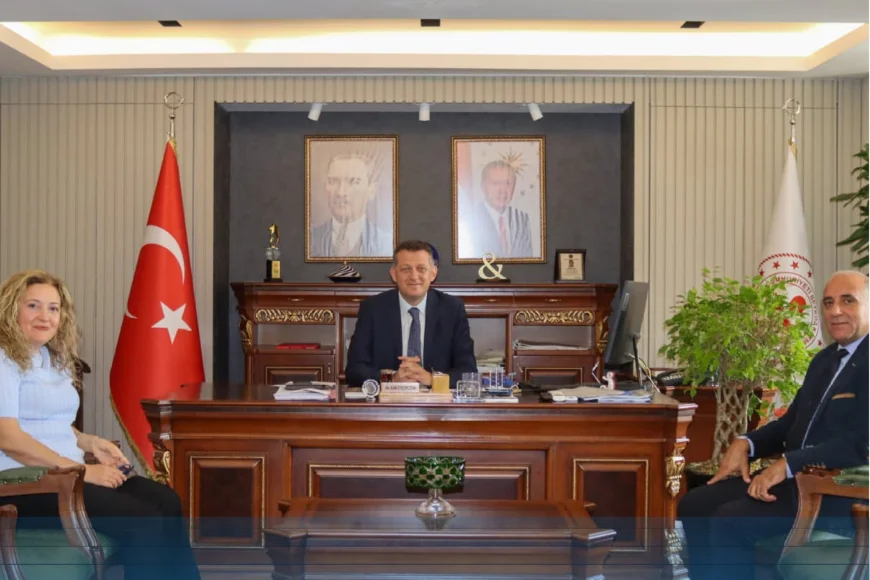 BOÇAY Başkanı Bülent Taştan’dan Kaymakam Fatih Ürkmezer’e nezaket ziyareti