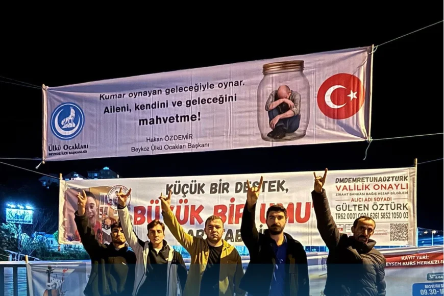 Beykoz Ülkü Ocakları’ndan gençleri sanal bahis ve kumar tehlikesine karşı uyaran farkındalık çalışması
