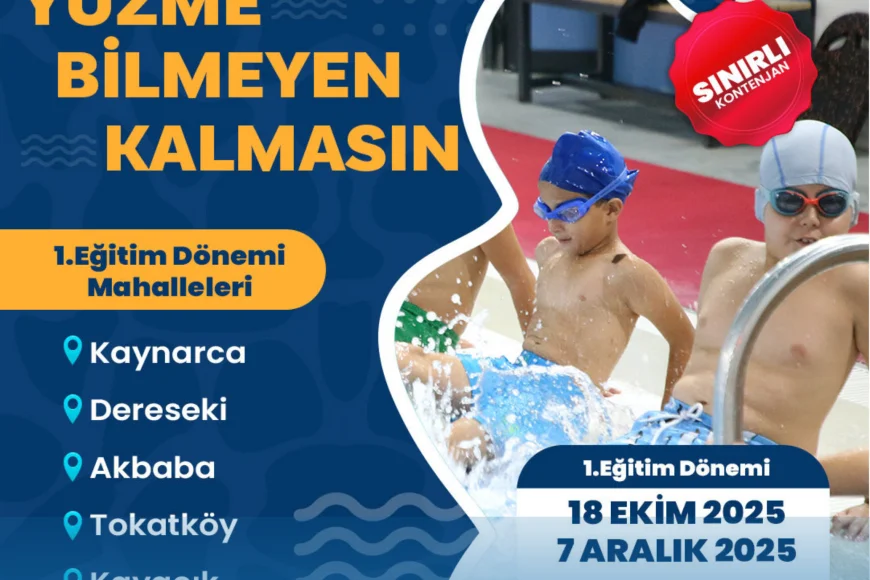 Beykoz Belediyesi’nden çocuklara yüzme eğitimi seferberliği: “Yüzme bilmeyen kalmasın” projesi başlıyor