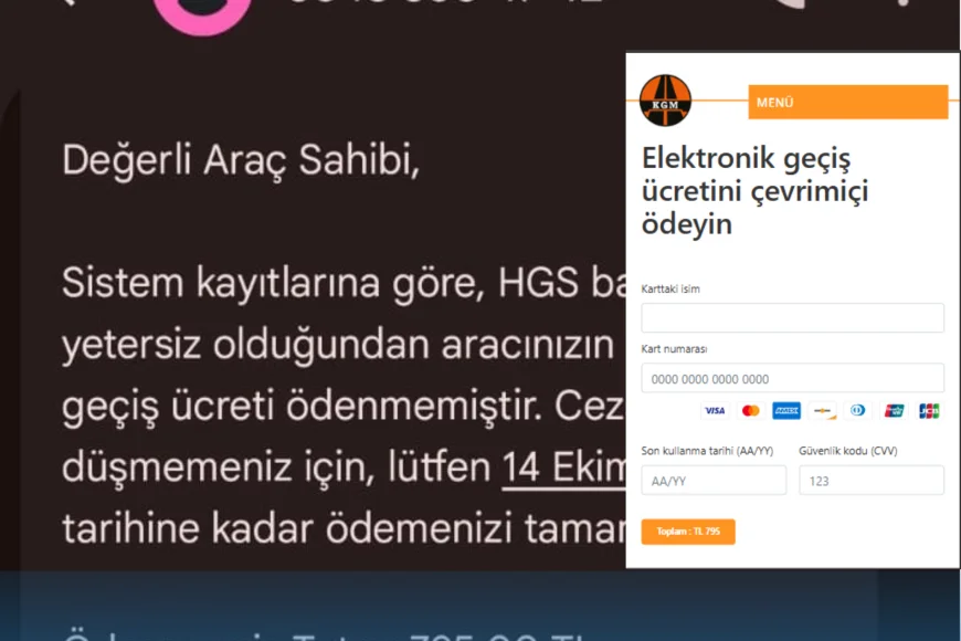 Common SMS fraud disguised as HGS debt warning: Personal data is targeted with a 795 TL mobile payment link