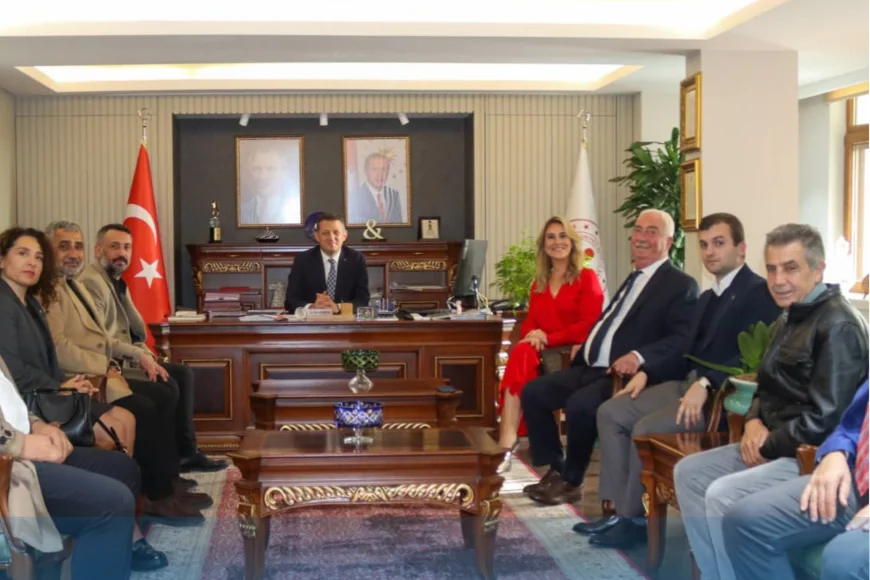 CHP Beykoz İlçe Başkanı Aydın Düzgün’den Kaymakam Dr. Fatih Ürkmezer’e nezaket ziyareti