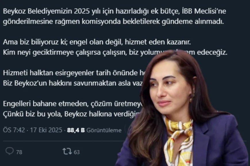 Beykoz Belediye Başkanı Özlem Vural Gürzel: “Engel olan değil, hizmet eden kazanır”