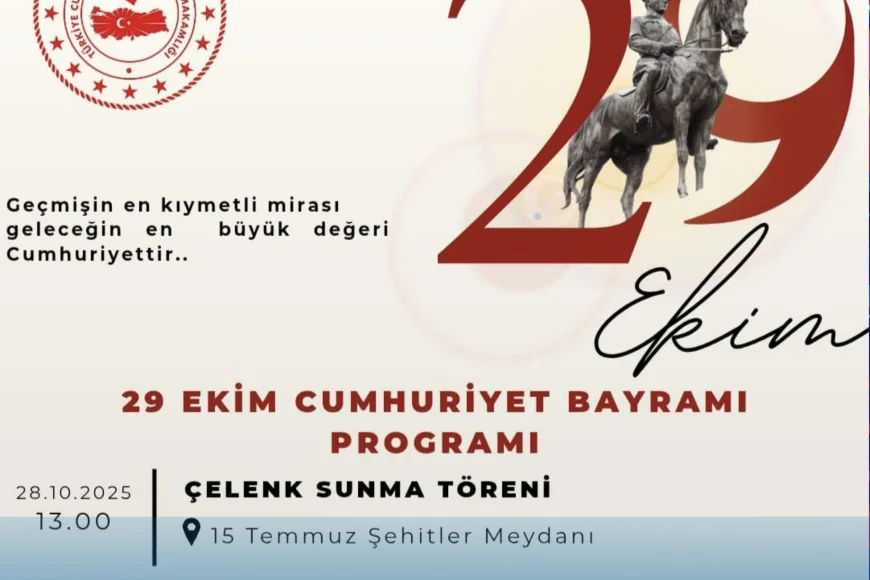 29 October Enthusiasm in Beykoz: Republic Day Celebrations Will Be Held with Wreath Laying, Ceremonies and Activities