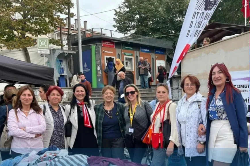 İYİ Party Beykoz District Chairman Akif Taşdemir gave a message of solidarity at the "Unity and Solidarity Bazaar"