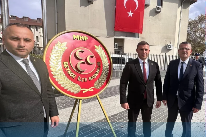 MHP BEYKOZ TEŞKİLATI CUMHURİYET’İN 102. YILINDA BEYKOZ MEYDANI’NDA GURURLA YERİNİ ALDI