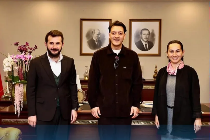 AK Parti MKYK Üyesi ve Dünya Futbolunun Efsane İsmi Mesut Özil, Beykoz Belediyesi’ni Ziyaret Etti