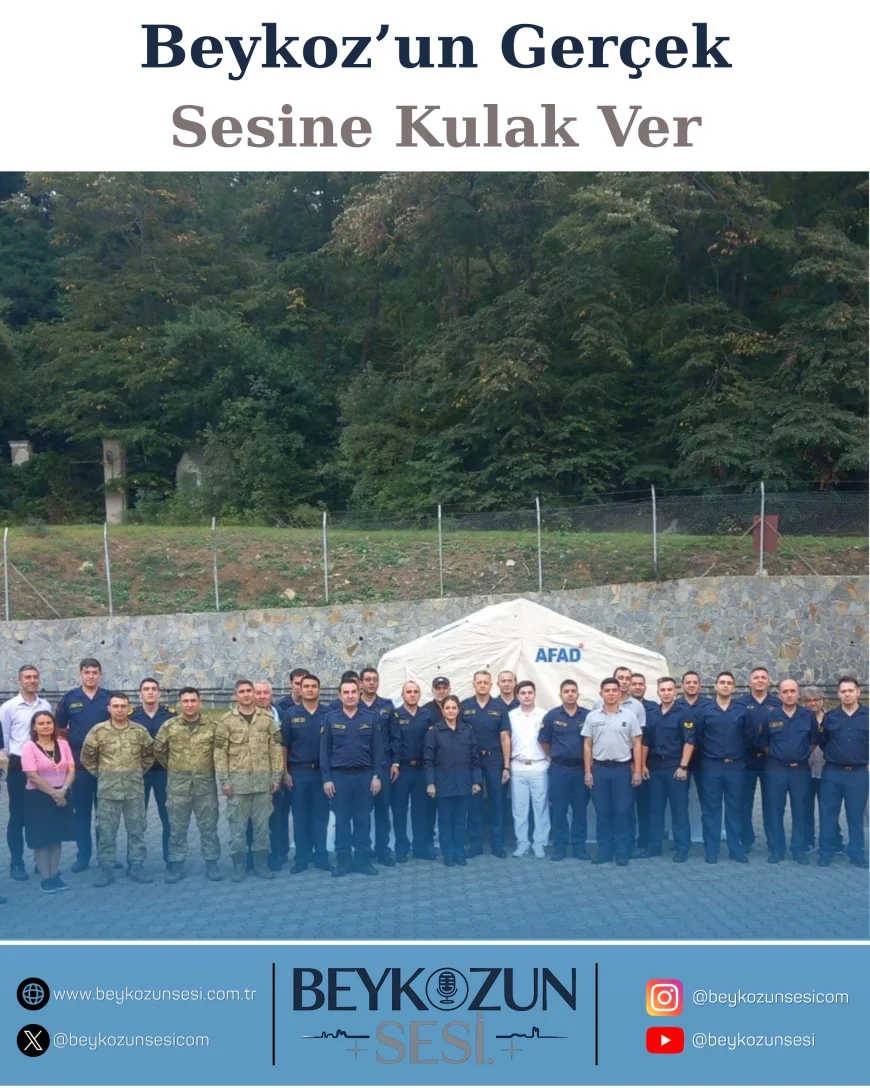 Beykoz Belediyesi ve AFAD iş birliğiyle Deniz Kuvvetleri personeline afet bilinci eğitimi verildi