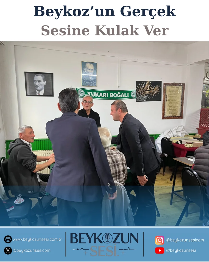 MHP Beykoz İlçe Başkanı Emre Çömlekçi, Çamlıbahçe Mahallesi’nde vatandaşlarla bir araya geldi