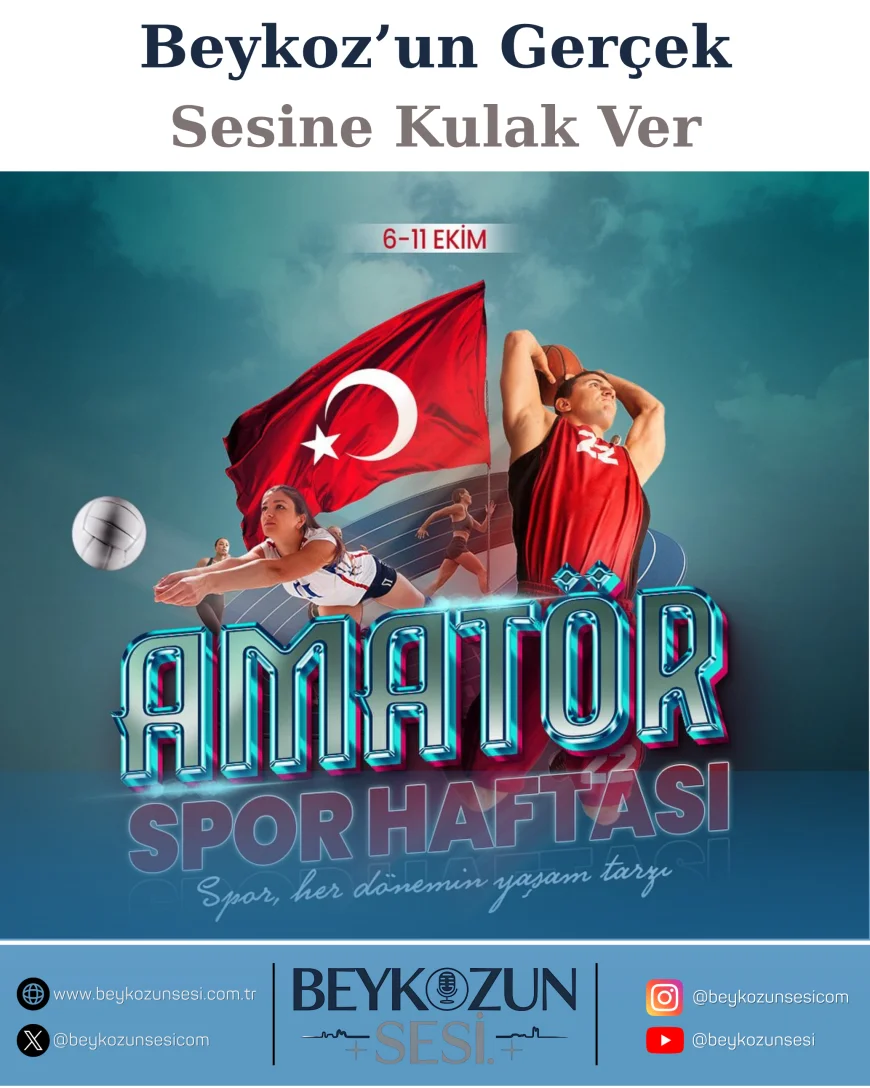 Beykoz’da Amatör Spor Haftası Etkinlikleri Başladı: Sporun Her Dönemin Yaşam Tarzı Olduğu Vurgulandı
