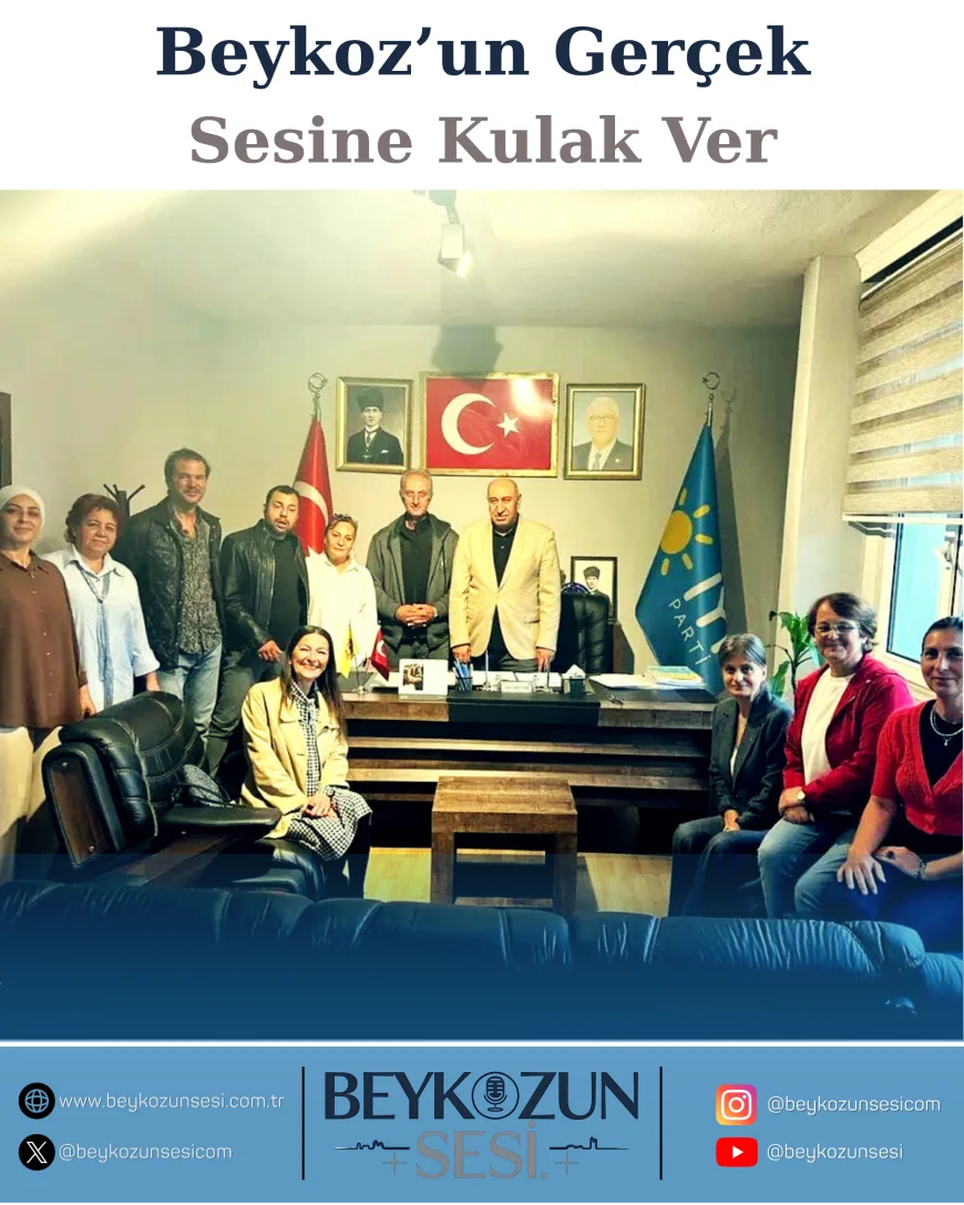 İYİ Parti Beykoz İlçe Başkanlığı’nda Sivil Toplumdan Ortak Proje Gündemi