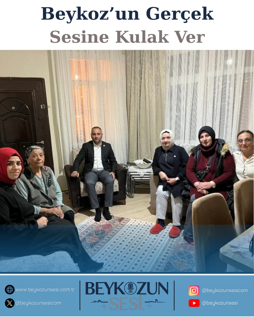 MHP Beykoz İlçe Teşkilatı, “Hayırlı Günler Komşum” programı kapsamında Çamlıbahçe’de aile ziyareti gerçekleştirdi