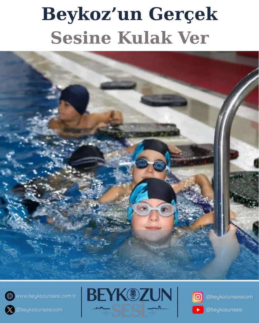 Beykozlu çocuklar sporla büyüyor: Çavuşbaşı Kapalı Yüzme Havuzu geleceğe umut katıyor