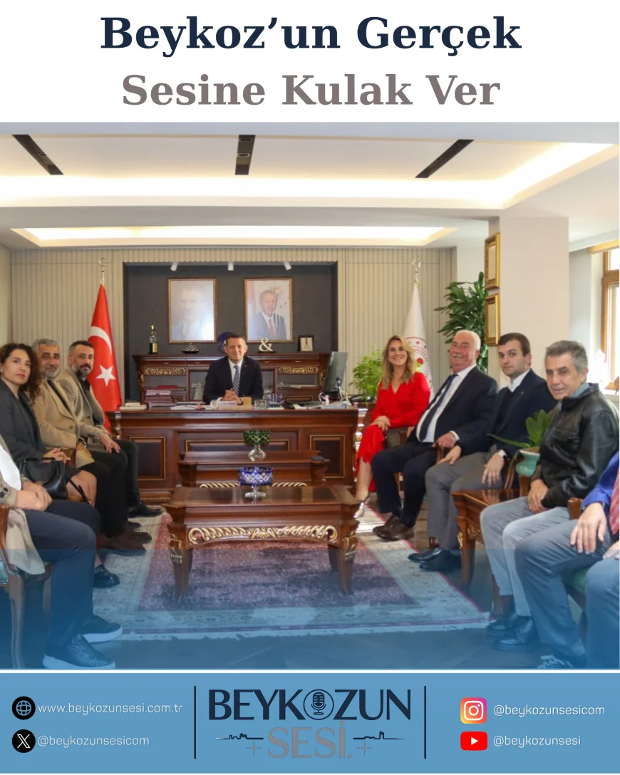 CHP Beykoz İlçe Başkanı Aydın Düzgün’den Kaymakam Dr. Fatih Ürkmezer’e nezaket ziyareti