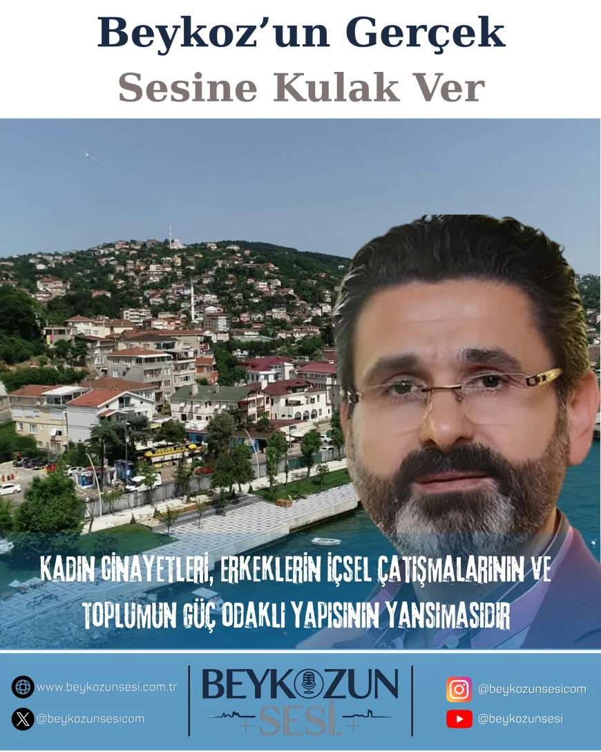 Muharrem Kaşıtoğlu: “Kadın cinayetleri, erkeklerin içsel çatışmalarının ve toplumun güç odaklı yapısının yansımasıdır”