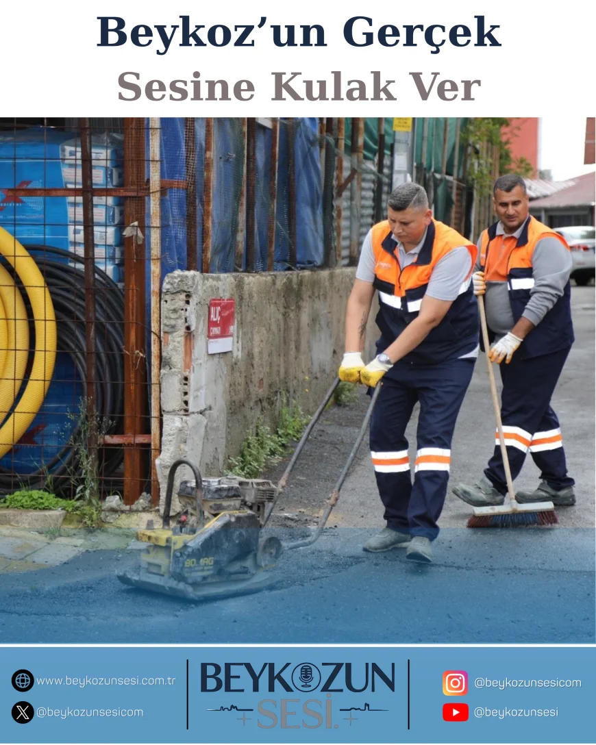 Mahalle Bakım Timi Beykoz’un Her Noktasında: Temizlikten Onarıma, Her Detayda Titiz Çalışma