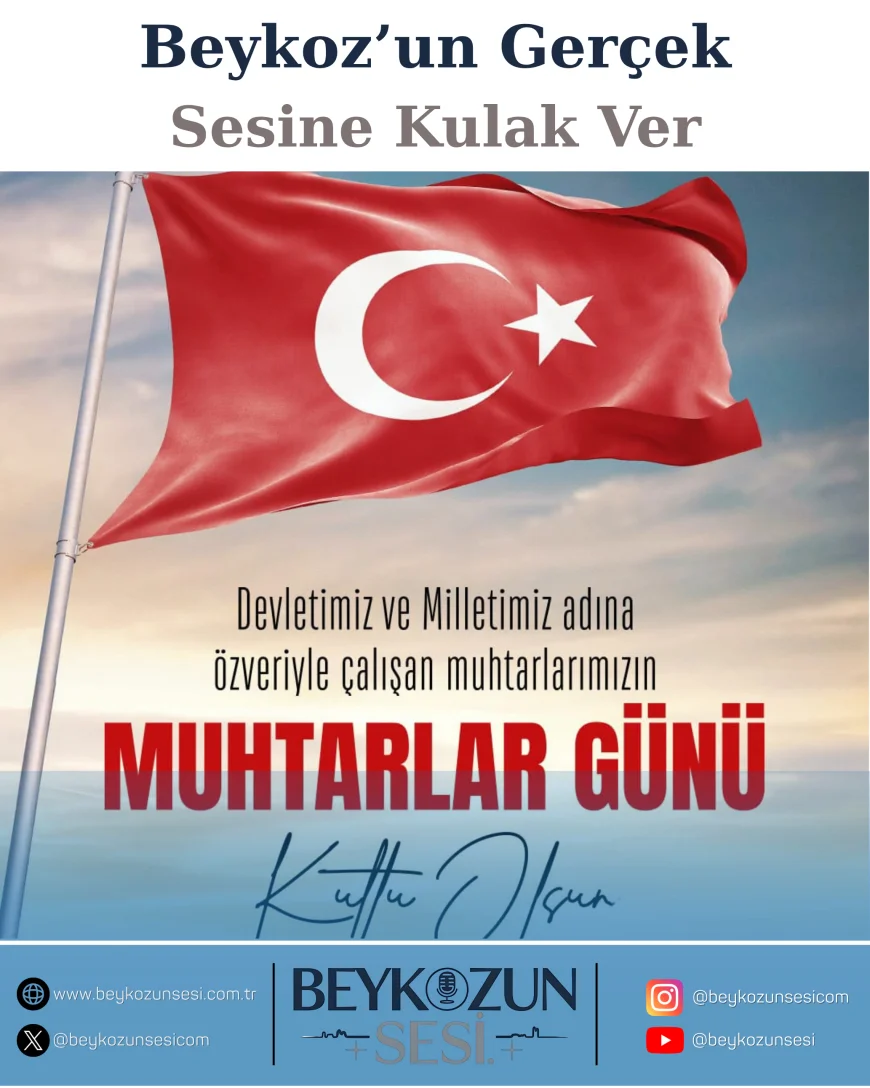Beykoz Kaymakamı Dr. Fatih Ürkmezer: “Muhtarlarımız, demokrasimizin temel taşlarından biridir”