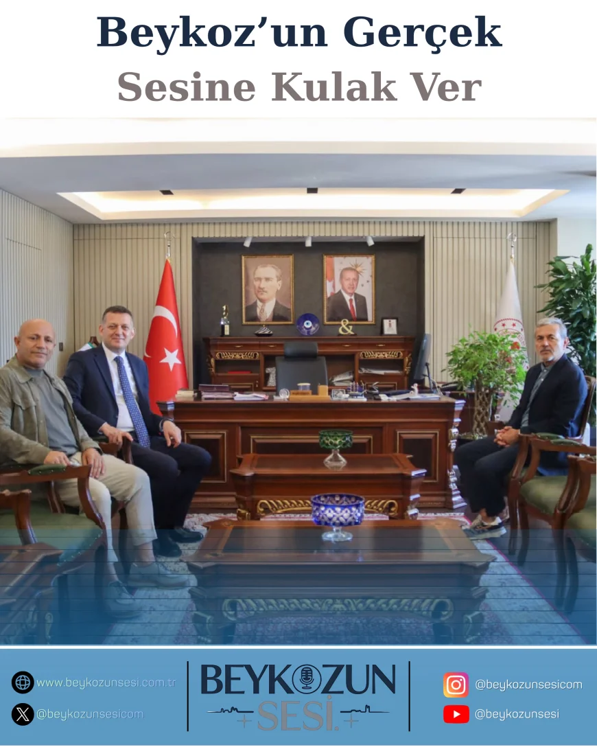 Aykut Kocaman ve Seyfettin Taştan’dan Beykoz Kaymakamı Dr. Fatih Ürkmezer’e Ziyaret: “Spor Toplumu Birleştiren Güçtür”