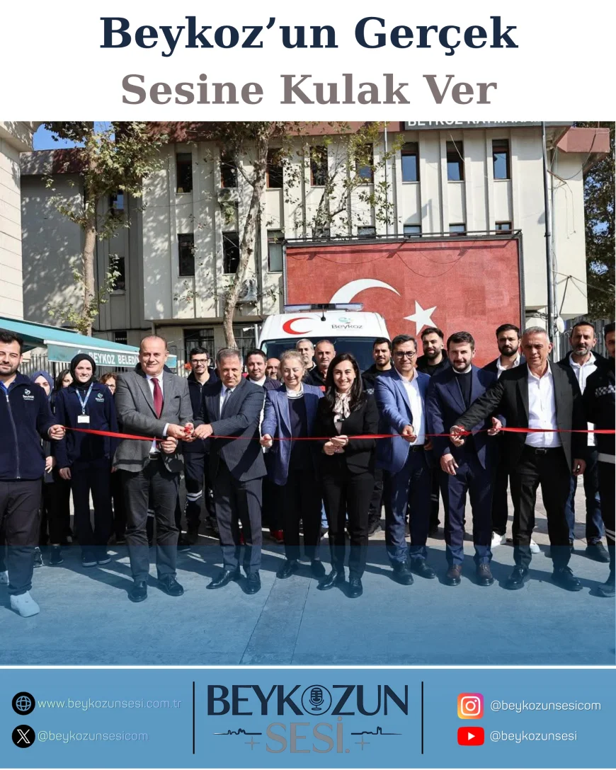 Beykoz Belediyesi Ambulans Filosunu Güçlendirdi: Yeni Acil Yardım Aracıyla Sağlık Hizmetleri Daha Erişilebilir Hale Geldi