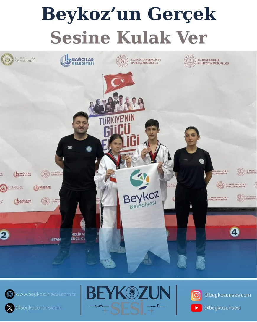 Beykozlu Minik Tekvandocular İstanbul Şampiyonasında Dereceye Girdi: İki Sporcu İstanbul Üçüncüsü Oldu