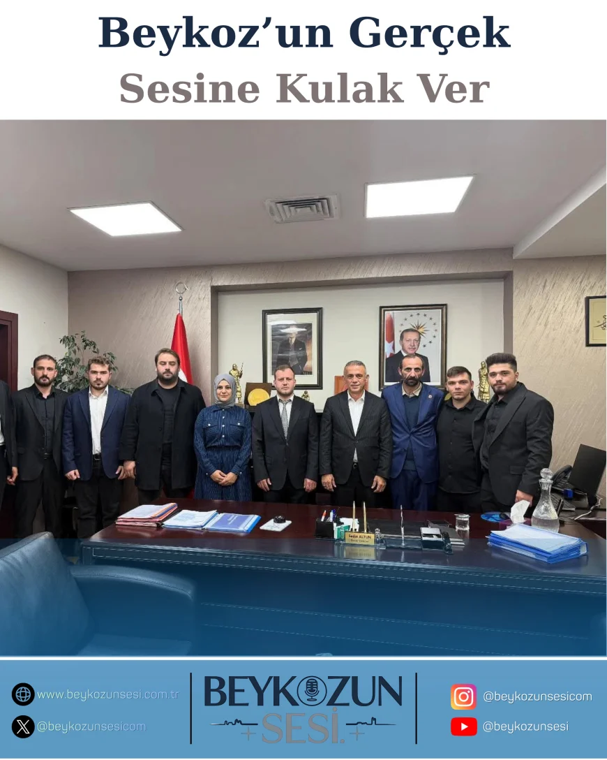 Ülkü Ocakları Beykoz İlçe Başkanlığı’ndan Beykoz Belediye Başkan Yardımcısı Sedat Altun’a Ziyaret: Gençlik ve Değerler Üzerine Görüşme