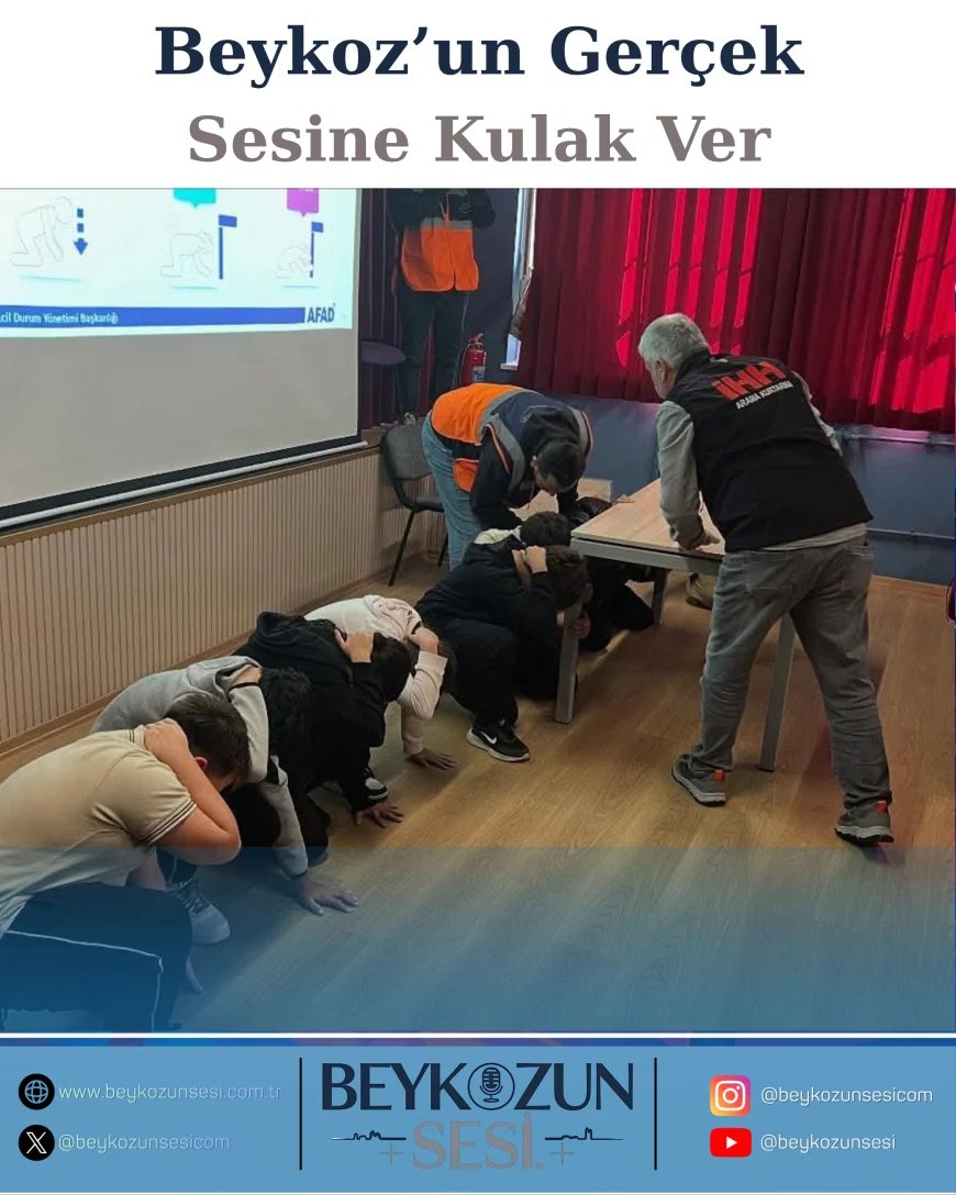 İHH Beykoz Arama Kurtarma Ekibi Okullarda Afet Farkındalık Eğitimlerini Başlattı