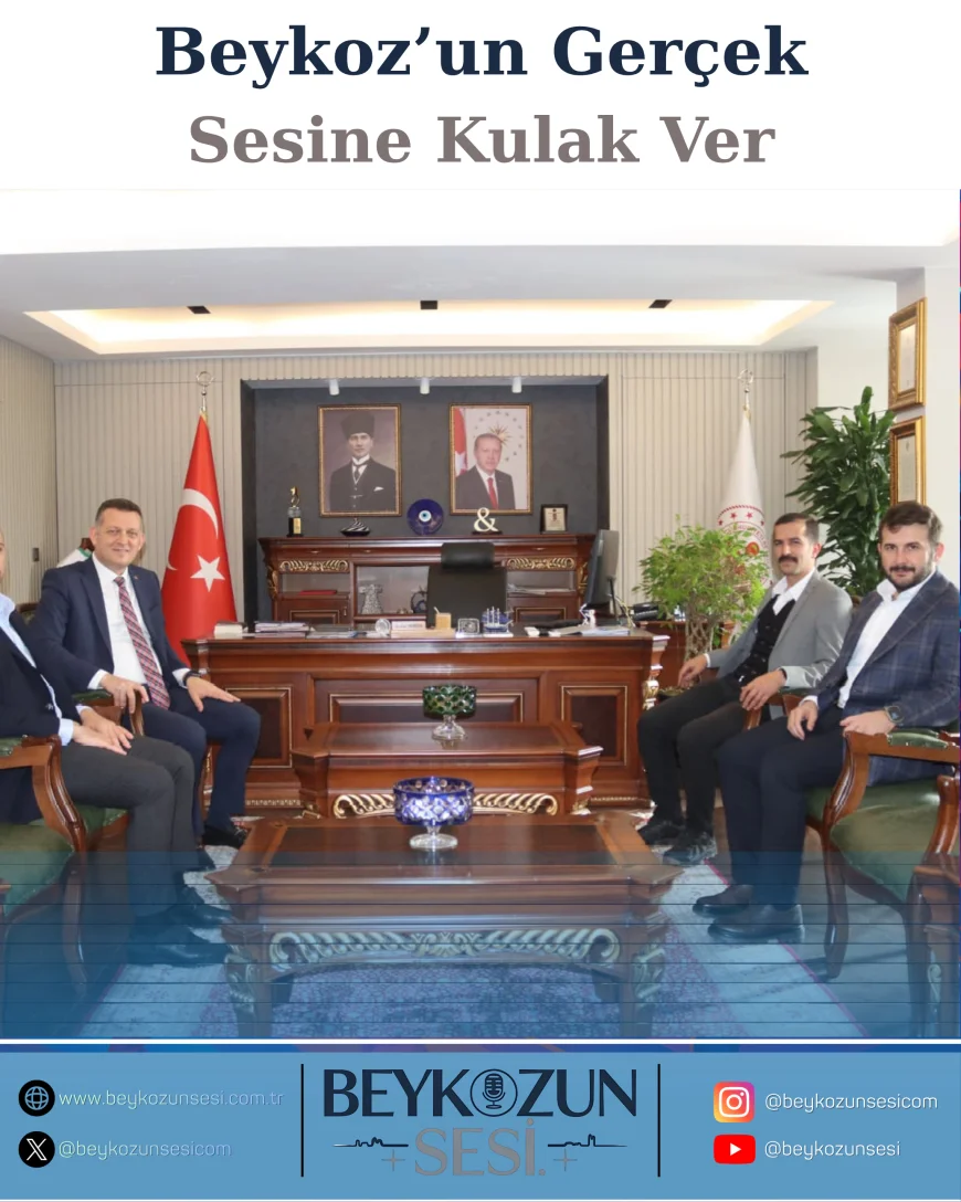 Beykoz’da Birlik ve Dayanışma Buluşması: Başkan Yardımcısı Burak Karaçam ve Heyetinden Kaymakam Ürkmezer’e Ziyaret