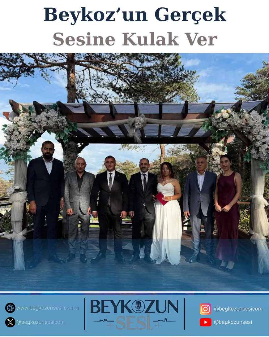 Mhp Beykoz İlçe Teşki̇lati Ümran Ve Batuhan Çİfti̇ni̇n Ni̇kâh Töreni̇nde Bi̇r Araya Geldi̇