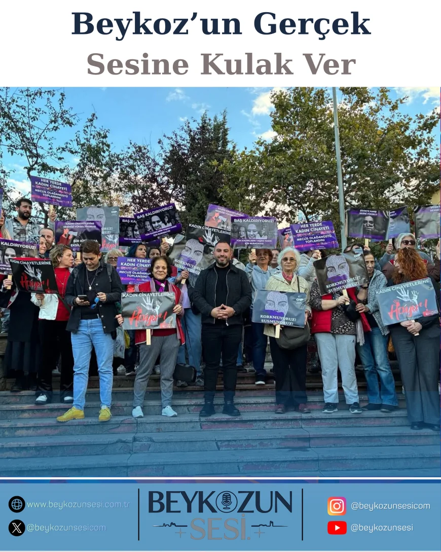 Paşabahçe Meydani’nda Kadin Ci̇nayetleri̇ne Karşi Güçlü Mesaj: “Kadinlar özgür olacak, şiddet Deği̇l Adalet Kazanacak”