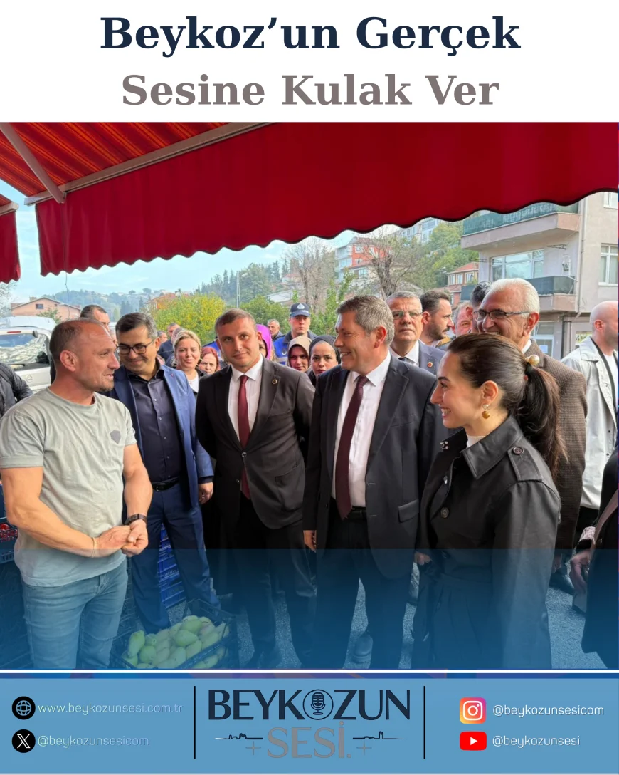 Cumhur İttifakı Beykoz’da Sahada El Ele: Çubuklu Mahallesi’nde Vatandaşla Buluştu