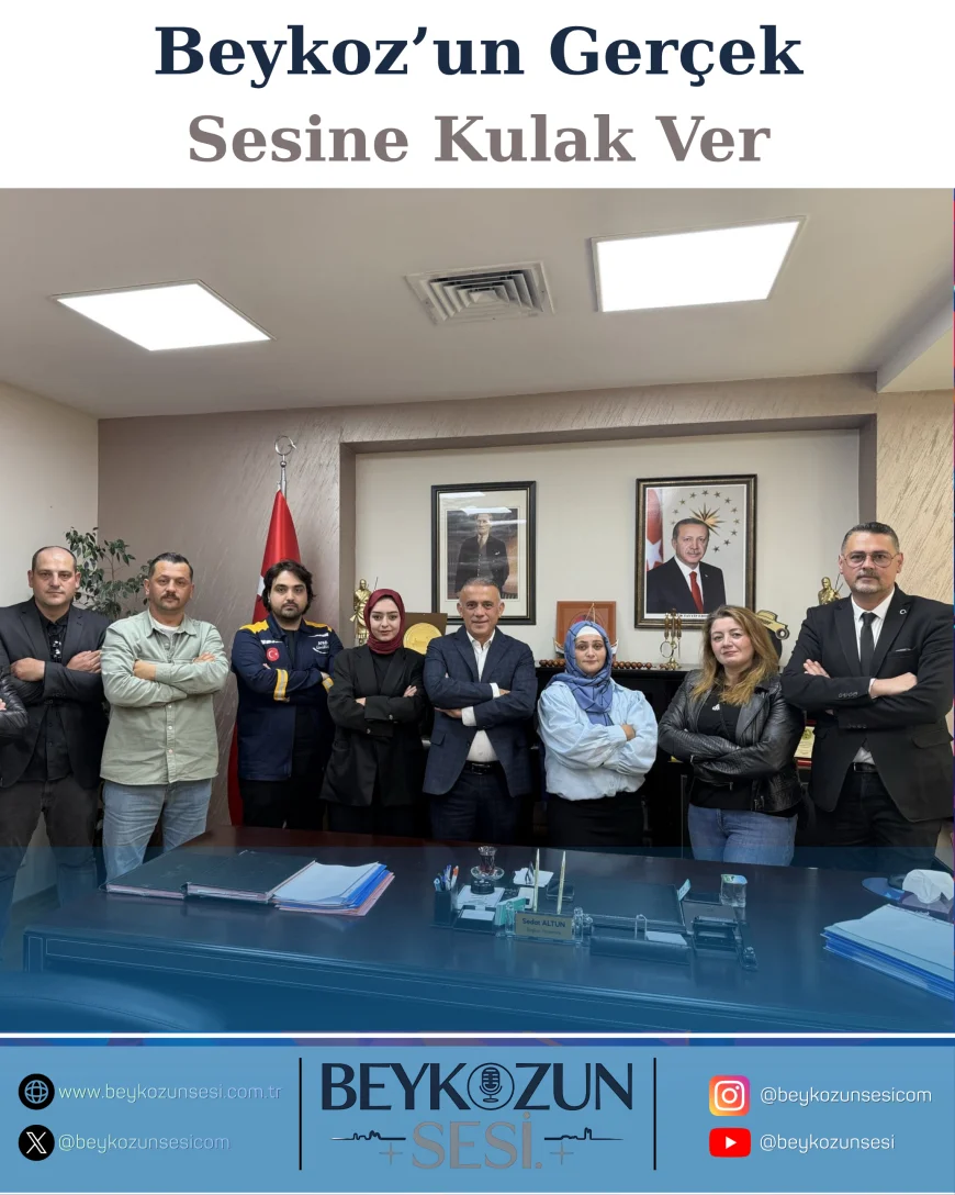 Beykoz AFAD Gönüllülerinden Beykoz Belediye Başkan Yardımcısı Sedat Altun’a Ziyaret: Afet Bilincinde Dayanışma Vurgusu
