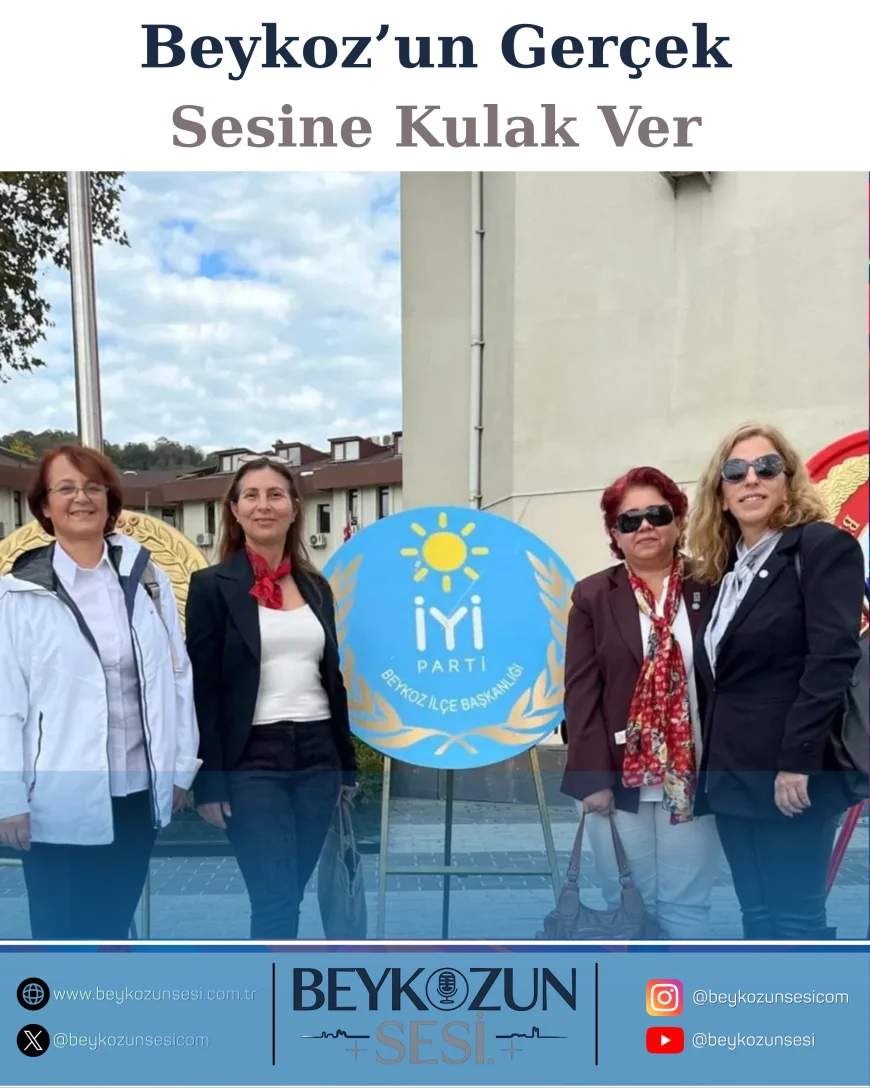 İYİ Parti Beykoz İlçe Başkanlığı 29 Ekim Çelenk Sunma Töreninde Yerini Aldı