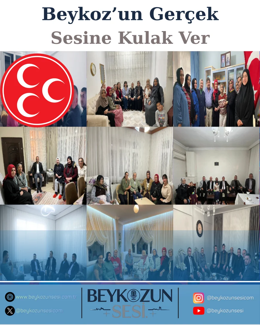 MHP Beykoz İlçe Teşkilatı, “Hayırlı Günler Komşum” Temasıyla Ev Ziyaretlerini Genişletti