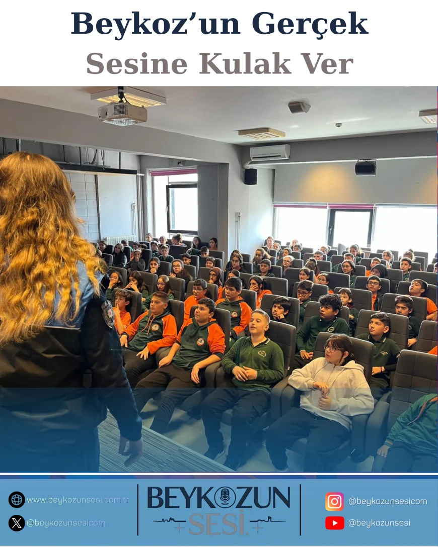 Beykoz İlçe Emniyet Müdürlüğü’nden “Geleceğe Atılan Güvenli Adımlar” Projesiyle Öğrencilere Bilinçlendirme Semineri