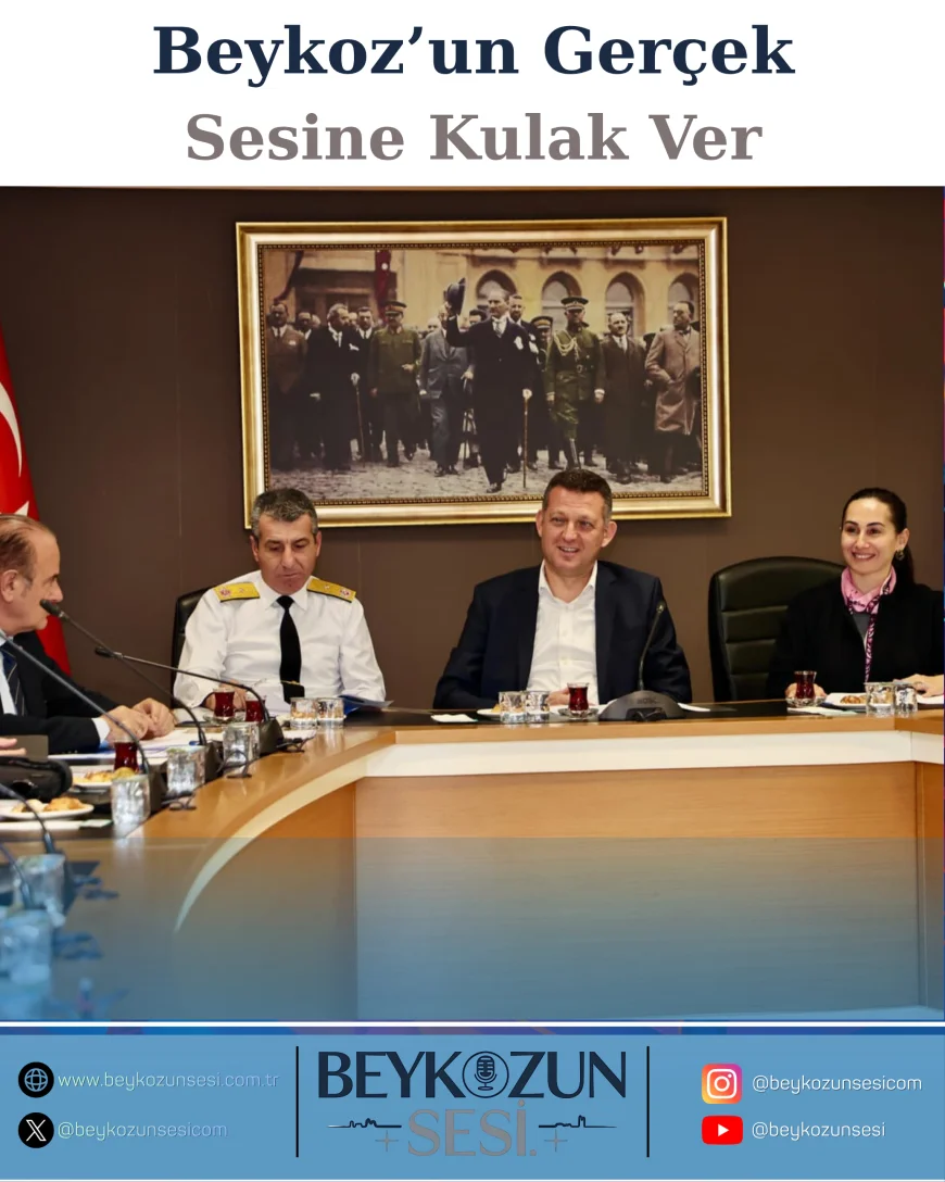 Beykoz’da İl Afet Risk Azaltma Planı Toplantısı: Afetlere Karşı Dirençli İlçe Hedefiyle Yeni Eylem Planları Belirlendi