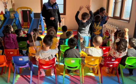 Beykoz İlçe Emniyet Müdürlüğü’nden Anaokulu Öğrencilerine: “Geleceğe Atılan Güvenli Adımlar” Projesiyle Erken Yaşta Güvenlik Bilinci