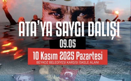 Beykoz’da “Derinlerde Bir Saygı Duruşu” Etkinliğiyle Atatürk’e Denizden Anlamlı Anma Gerçekleştirilecek