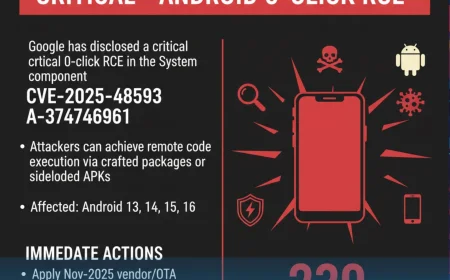Android 0-click RCE açığı CVE-2025-48593: Google kritik güvenlik uyarısı yayımladı
