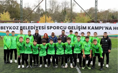 Beykoz Belediyesi Genç Sporcular İçin Düzenlediği Spor Kampıyla U14 Takımının Gelişiminde Önemli Bir Adım Attı