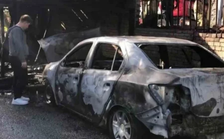 Beykoz Gümüşsuyu Mahallesi’nde Garajda Çıkan Yangın Park Halindeki Otomobile Sıçrayarak Büyük Maddi Hasara Yol Açtı