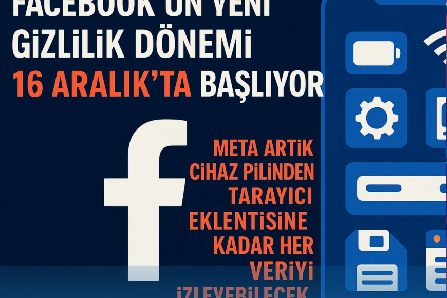 Facebook’un Yeni Gizlilik Dönemi 16 Aralık’ta Başlıyor: Meta Artık Cihaz Pilinden Tarayıcı Eklentisine Kadar Her Veriyi İzleyebilecek
