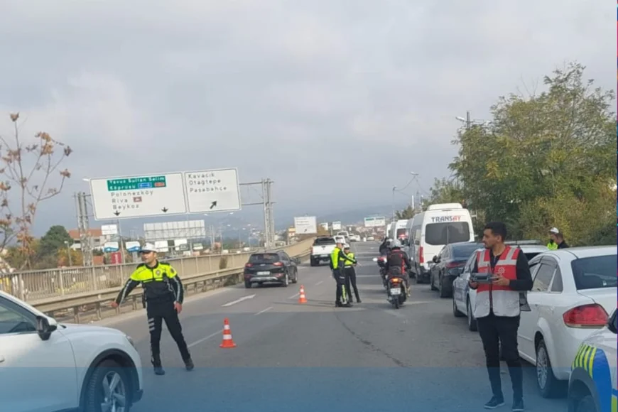 Beykoz’da Drone Destekli Trafik Denetimi: Kural İhlali Yapan Sürücülere 49 Bin Lira Ceza