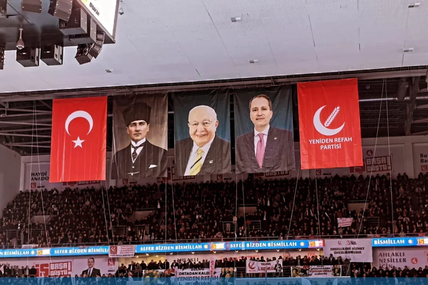 Yeniden Refah Partisi, 3. Olağan Büyük Kongresini “İş Başa Düştü” Sloganıyla Ankara Arena’da Gerçekleştirdi