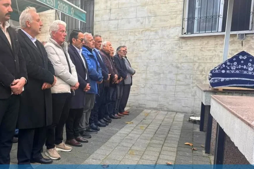 Rüzgarlıbahçe Mahallesi İsmet Kökbek’in İkindi Namazıyla Uğurlandığı Cenaze Töreninde Bir Araya Geldi